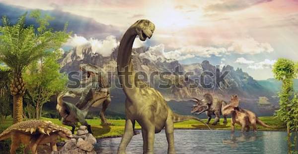 Фотообои с динозавром артикул 10050999