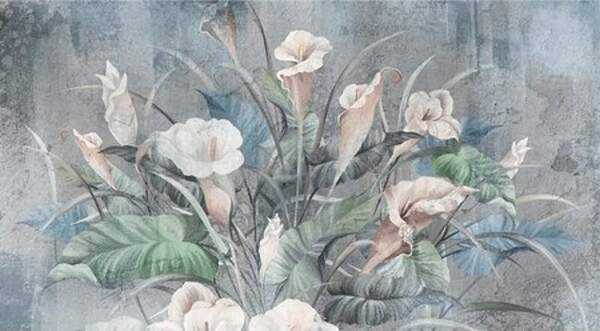 Фреска для стен «Calla flowers» артикул 10061401