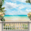 Фотообои с видом на море с балкона
