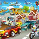 Фотообои - Машины в городе