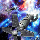 Фотообои на стену с космическими кораблями