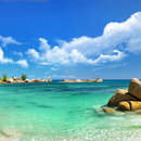 Пляж на Сейшелах