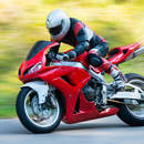 Фотообои с мотоциклистом