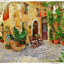 Фотообои - Старая улочка на острове Крит