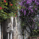 Фотообои с двориком на вилле в Амальфи