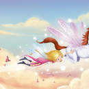 Фотообои в детскую - В облаках