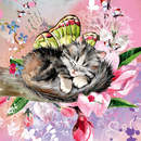 Котенок — рисунок на всю стену в детскую