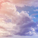 Фотообои - Розово-синее небо