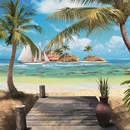 Фреска "На берегу океана"