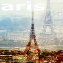 Фотообои - Париж и Эйфелева башня
