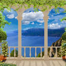 Обои на стену арочная терраса