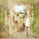 Фреска с аркой на стену купить