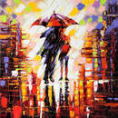 Абстракция "Под дождем"