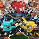 Фотообои с граффити — Гитары