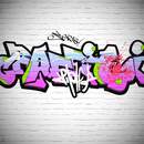 Надпись "Graffiti" на кирпичной стене