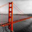 Обои на стену с мостом Золотые ворота