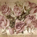 Фреска с розами на стену