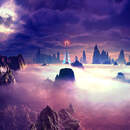 Сторожевая башня в густом тумане